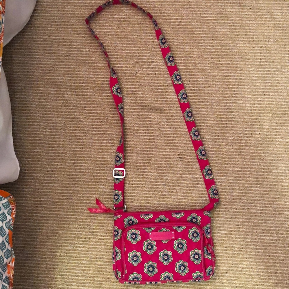 Vera Bradley pink cross body
